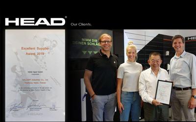 Honored by HEAD: Excellent Supplier Award 2019